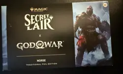 SEALED: MTG Secret Lair x God of War: Greek & Norse ✨ Foil Edition ✨PlayStation - Image 2