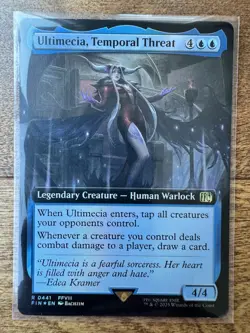 Magic MTG Final Fantasy - Ultimecia, Temporal Threat EXTENDED ART FOIL FIN R 441 - Image 1