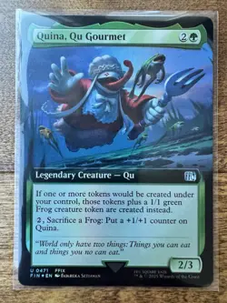 Magic MTG Final Fantasy - Quina, Qu Gourmet EXTENDED ART FOIL FIN U 471 - Image 1