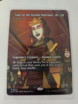 Suki of the Kyoshi Warriors Borderless FOIL MTG Avatar:TLA Eternal-Legal ON HAND - Image 1