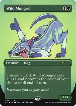 Wild Mongrel - Extended Art SLD NM MTG - Image 1
