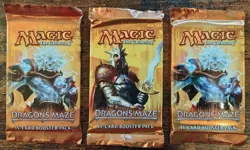 Magic: The Gathering (MtG), 3 factory sealed Dragon's Maze (DGM) booster packs - Image 1