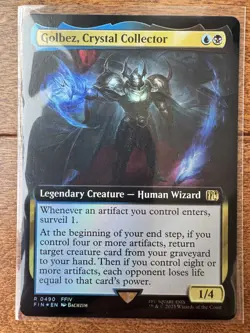 Magic MTG Final Fantasy - Golbez, Crystal Collector EXTENDED ART FOIL 0490 - Image 1
