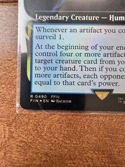 Magic MTG Final Fantasy - Golbez, Crystal Collector EXTENDED ART FOIL 0490 - Image 2