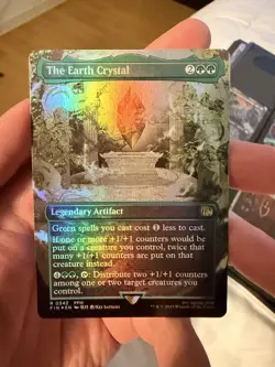 The Earth Crystal 0342 (Borderless) Final Fantasy Foil MTG - Image 1