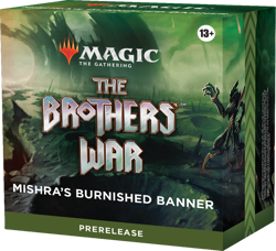 The Brothers' War Prerelease Mishra's Burnished Banner ENGLISH SEALED MAGIC MTG - Image 1