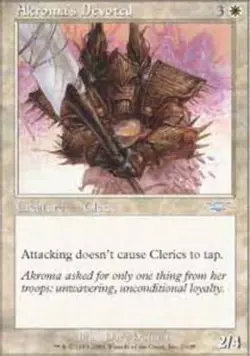 1x Akroma's Devoted - Foil Light Play, English Legions MTG Magic - Image 1