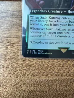 Magic MTG Final Fantasy - Sazh Katzroy EXTENDED ART FOIL 0472 - Image 2