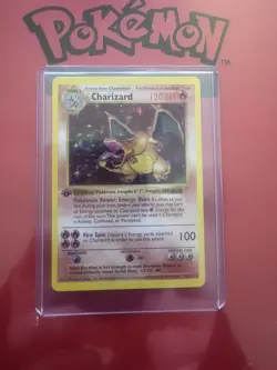 Charizard 1st Edition Base Set Holo 4/102 MINT Pokemon Card - Image 5