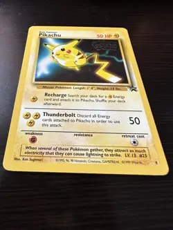 Pikachu Wizards Black Star Movie Promo Pokemon TCG - Image 2