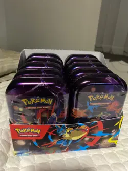Pokemon TCG: Mega Evolution Heroes Mini Tins Display (Set Of 10) - Image 1