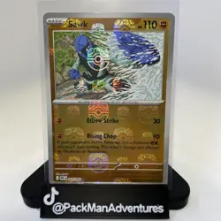 Pokemon Sawk (Master Ball Pattern) 049/086 Holo Uncommon SV: White Flare NM - Image 1