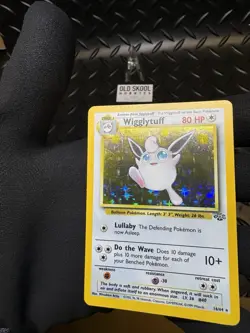 1999 Pokemon WOTC Jungle ~ Wigglytuff Holo Rare 16/64 ~ LP - Image 3