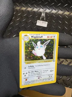 1999 Pokemon WOTC Jungle ~ Wigglytuff Holo Rare 16/64 ~ LP - Image 4