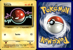 Pokemon TCG Pokemon TCG Voltorb Base Set 67/102 Unlimited Common - Image 1