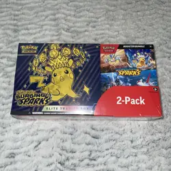 Pokemon Surging Sparks ETB + Booster Bundled 2-pack Sealed Ships ASAP! 🔥 PikaU - Image 1