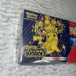Pokemon Surging Sparks ETB + Booster Bundled 2-pack Sealed Ships ASAP! 🔥 PikaU - Image 2