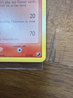 Pokemon TCG Houndoom 7/115 Unseen Forces Reverse Holo Stamped LP - Image 4
