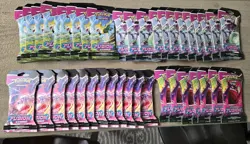Pokemon Sword and Shield Fusion Strike Sleeved Booster Pack Lot Of (40) Art Set - Image 1