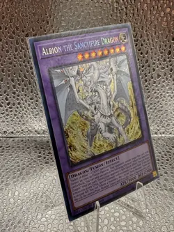 Albion The Sanctifire Dragon MP24-EN082 Prismatic Secret Rare NM 1st Ed YuGiOh! - Image 3