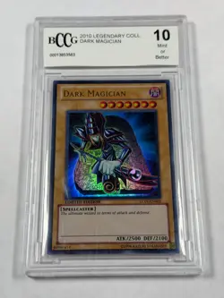 BCCG 10 Beckett Dark Magician LC01-EN005 Ultra Rare Promo *3563 Yugioh - Image 1