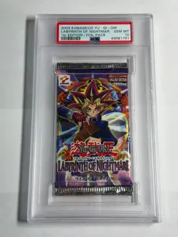 PSA 10 LON Labyrinth of Nightmare 1st Edition Sealed Booster Pack Yugioh - Image 1