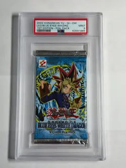 PSA 9 LOB Legend Of Blue Eyes White Dragon Booster Pack 1st edition *1865 Yugioh - Image 1