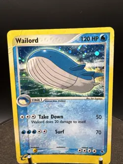 Wailord 14/109 Ex Ruby and Sapphire Holo English Pokemon Card TCG - Image 2