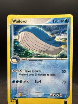 Wailord 14/109 Ex Ruby and Sapphire Holo English Pokemon Card TCG - Image 3
