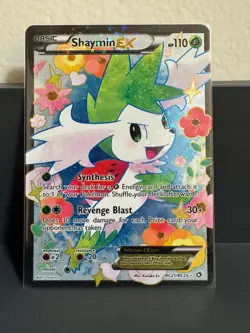 3 B&W Era EX Pokemon Cards-Shaymin EX Legendary Treasures, Kyurem EX, Jarachi EX - Image 2