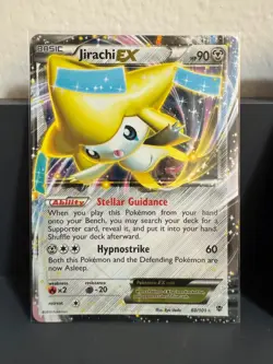 3 B&W Era EX Pokemon Cards-Shaymin EX Legendary Treasures, Kyurem EX, Jarachi EX - Image 4