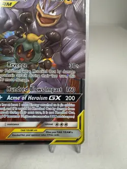 Marshadow & Machamp GX 82/214 SM Unbroken Bonds Full Art NM Pokemon TCG Card - Image 5