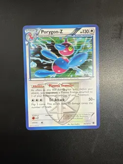 FREE SHIPPING Pokemon Porygon-Z TCG Holo Rare Card 74/101 Plasma Blast B&W - Image 1