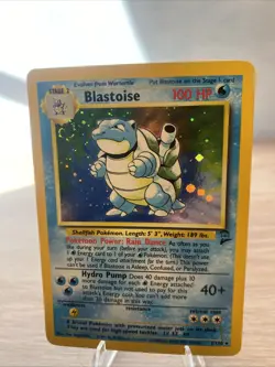 Pokemon TCG Blastoise Base Set 2 Holo Unlimited Rare Card 2 - Image 1