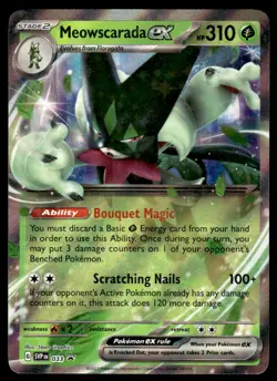 Pokemon TCG SV: Scarlet & Violet Promo Cards #33 [Meowscarada ex] NM - Image 1