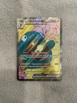Iono's Bellibolt EX Holo-Pokemon TCG Card 172/159 SV Journey Together Ultra Rare - Image 1