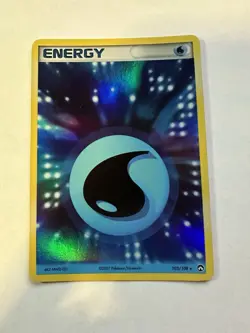 Water Energy - 105/108 - Pokemon Power Keepers Holo Card LP - Image 1