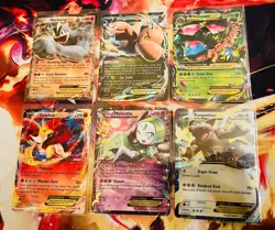 Pokemon TCG XY Ex Full Art Holo 6 Card Lot Dragonite Venusaur Meloetta - Image 1