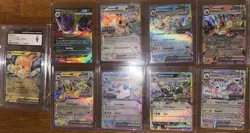 Pokemon Prismatic Evolutions Stamped Card Lot With Slab - Image 2