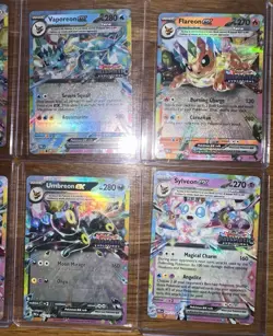 Pokemon Prismatic Evolutions Stamped Card Lot With Slab - Image 4