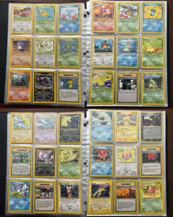 Vintage Pokemon Card Binder Lot 338 Cards WotC Base Set Holo & Non Holo Rare - Image 4