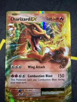 Pokemon TCG Charizard-EX XY Evolutions Holo Rare Card 12/108 - Image 1