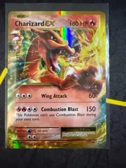 Pokemon TCG Charizard-EX XY Evolutions Holo Rare Card 12/108 - Image 3