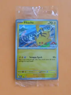 Pikachu Pokemon Scarlet & Violet Black Star SVP 190 Factory Sealed Promo Card - Image 1