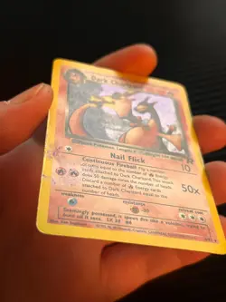 Dark Charizard 4/82 Team Rocket Holo Pokemon Vintage TCG Card - Image 3