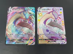 Lapras Vmax 050/202 & Shiny SV111/SV122 Pokemon Card Lot - Image 1