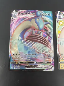 Lapras Vmax 050/202 & Shiny SV111/SV122 Pokemon Card Lot - Image 2
