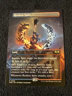 Restless Spire (Borderless) Wilds of Eldraine Regular - Image 1