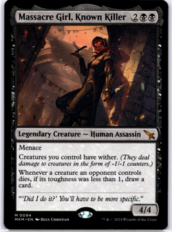 Massacre Girl, Known Killer Regular NM MTG - Image 1