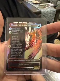Joshua, Phoenix's Dominant (Borderless) Final Fantasy Foil - Image 2